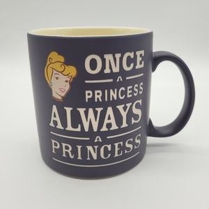 DISNEY PARKS | Cinderella "Once A Princess Always A Princess" large mug